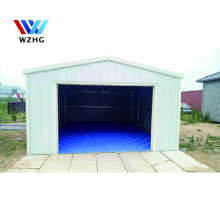 50M2 prefab car garage carport , 300M2 color steel garden sheds steel structure 2 cars garage